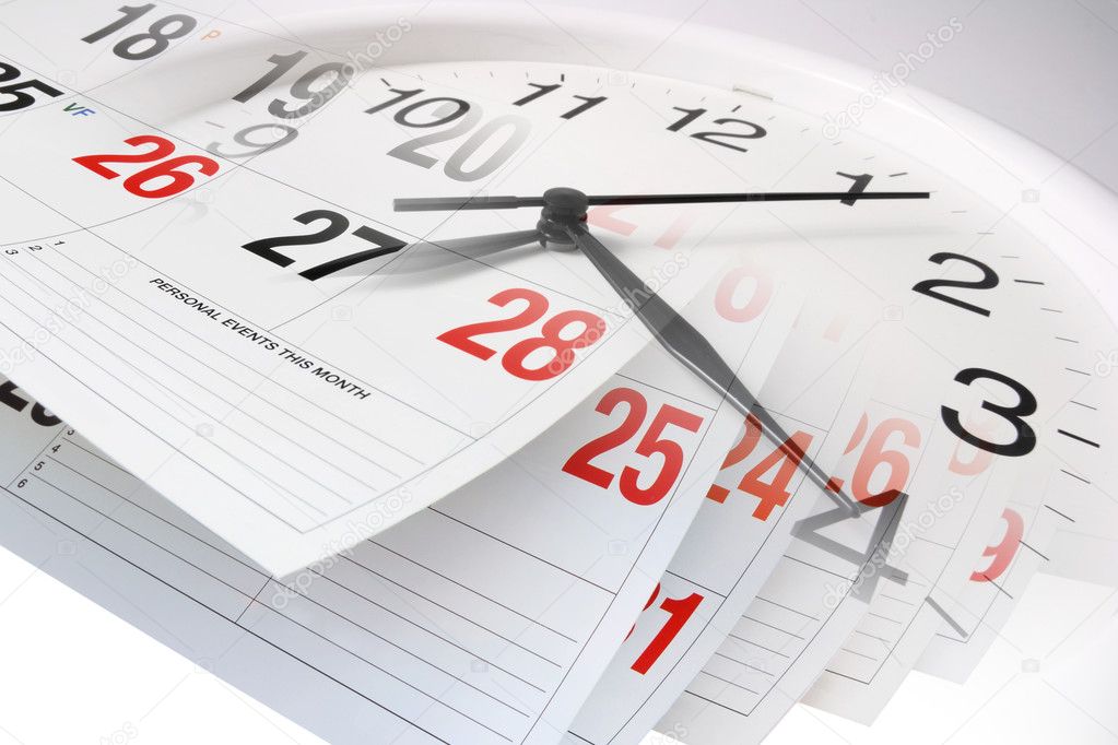 Calendario con programma lavori evidenziato