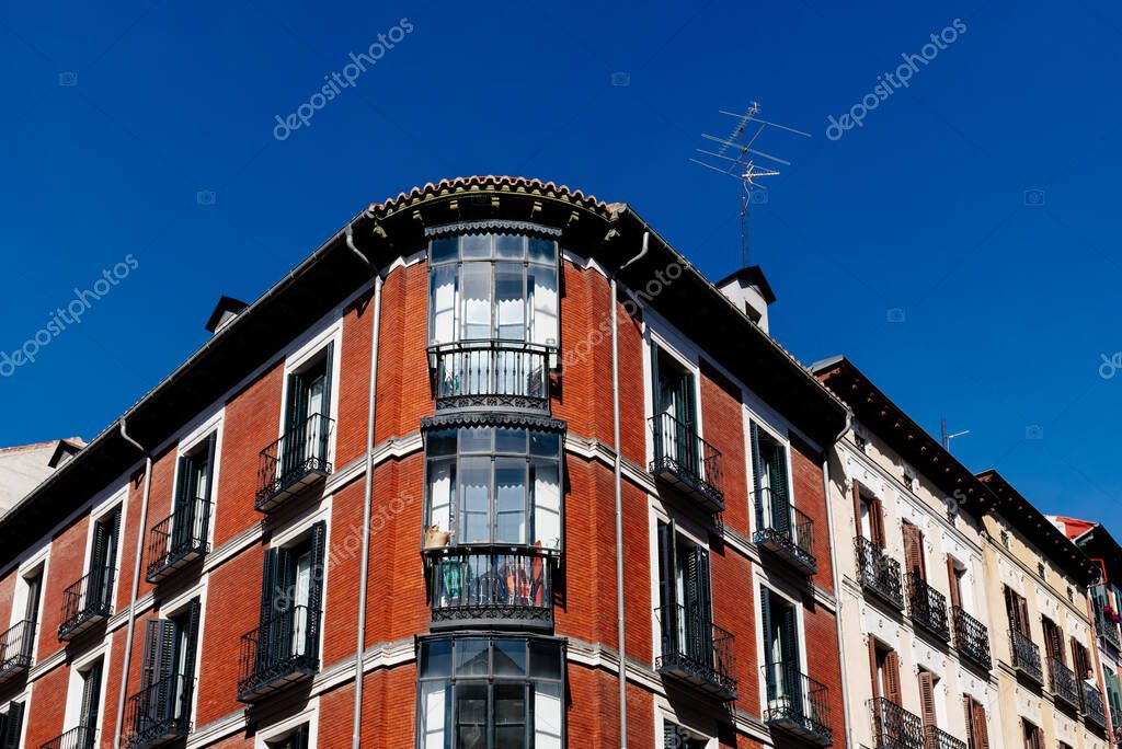 Facciata di condominio ristrutturata